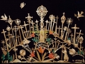 Hill of 100,000 Crosses in Straw on Black Velvet
