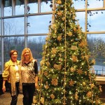 Lithuanian Christmas Tree with Ursula Astras' straw ornaments at Meijer Gardens. © ladyofwheat.com